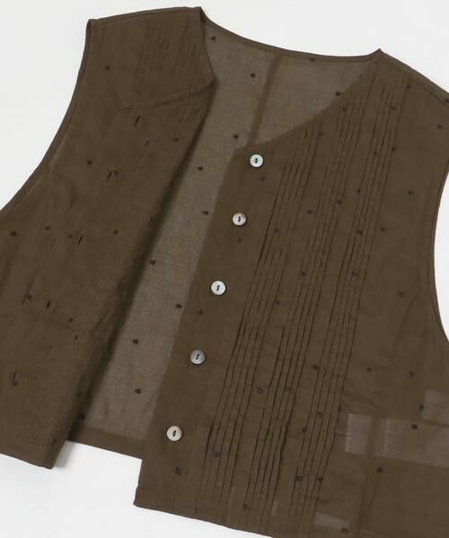 URBAN RESEARCH / アーバンリサーチ ベスト | new basic　オーガンジードットピンタックベスト | 詳細4