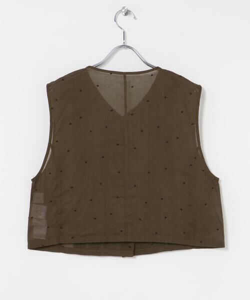 URBAN RESEARCH / アーバンリサーチ ベスト | new basic　オーガンジードットピンタックベスト | 詳細5