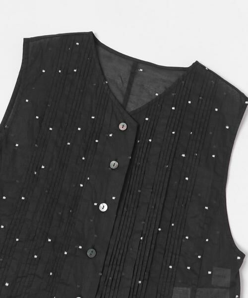 URBAN RESEARCH / アーバンリサーチ ベスト | new basic　オーガンジードットピンタックベスト | 詳細16