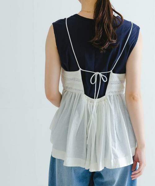URBAN RESEARCH / アーバンリサーチ キャミソール・チューブトップ | レース切り替えキャミブラウス | 詳細2