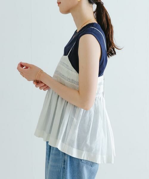URBAN RESEARCH / アーバンリサーチ キャミソール・チューブトップ | レース切り替えキャミブラウス | 詳細3