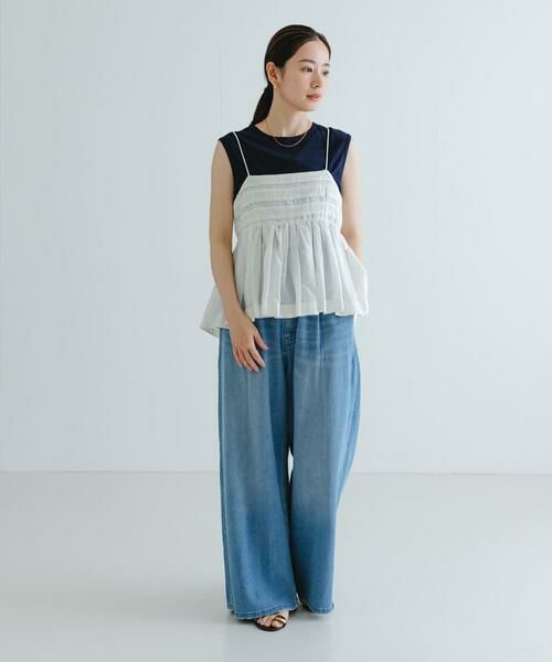 URBAN RESEARCH / アーバンリサーチ キャミソール・チューブトップ | レース切り替えキャミブラウス | 詳細5