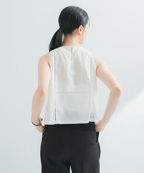 URBAN RESEARCH / アーバンリサーチ ベスト | パッチワークレーストップス | 詳細4