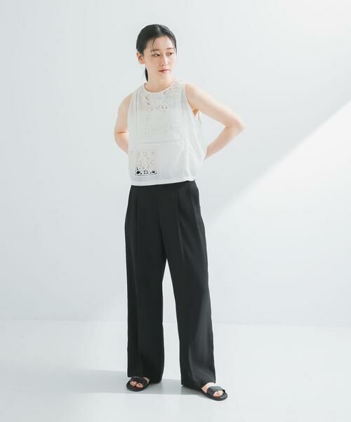 URBAN RESEARCH / アーバンリサーチ ベスト | パッチワークレーストップス | 詳細6