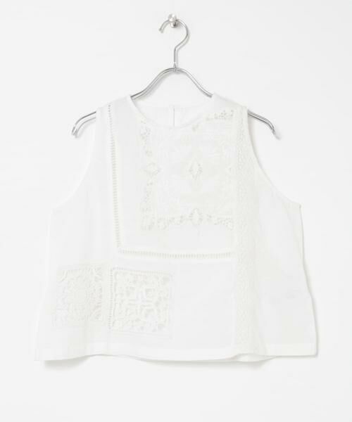 URBAN RESEARCH / アーバンリサーチ ベスト | パッチワークレーストップス | 詳細8