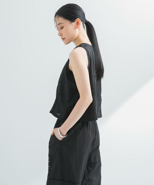 URBAN RESEARCH / アーバンリサーチ ベスト | パッチワークレーストップス | 詳細17