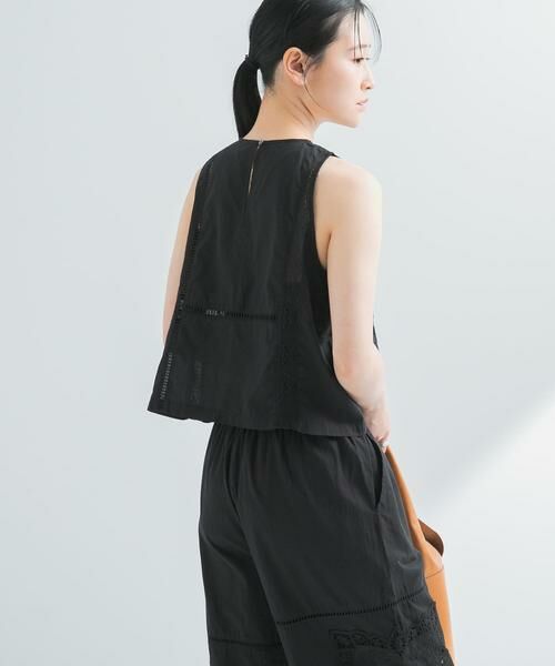 URBAN RESEARCH / アーバンリサーチ ベスト | パッチワークレーストップス | 詳細19