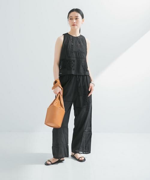 URBAN RESEARCH / アーバンリサーチ ベスト | パッチワークレーストップス | 詳細21