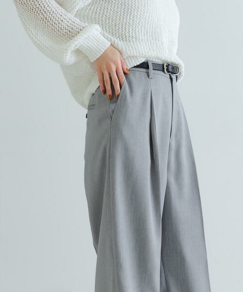 URBAN RESEARCH / アーバンリサーチ その他パンツ | 『UVカット/吸水速乾/イージーケア』『UR TECH DRYLUXE』ツイードワイドパンツ | 詳細1