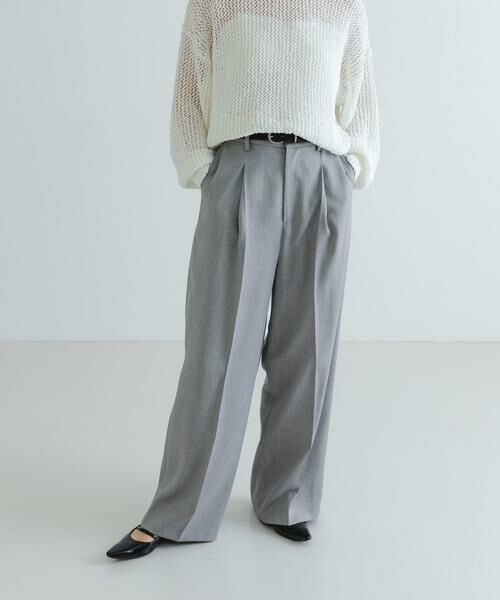 URBAN RESEARCH / アーバンリサーチ その他パンツ | 『UVカット/吸水速乾/イージーケア』『UR TECH DRYLUXE』ツイードワイドパンツ | 詳細2