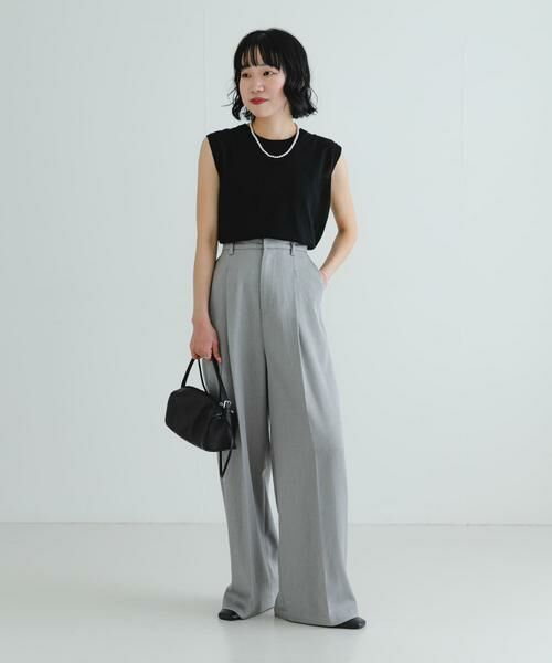 URBAN RESEARCH / アーバンリサーチ その他パンツ | 『UVカット/吸水速乾/イージーケア』『UR TECH DRYLUXE』ツイードワイドパンツ | 詳細7