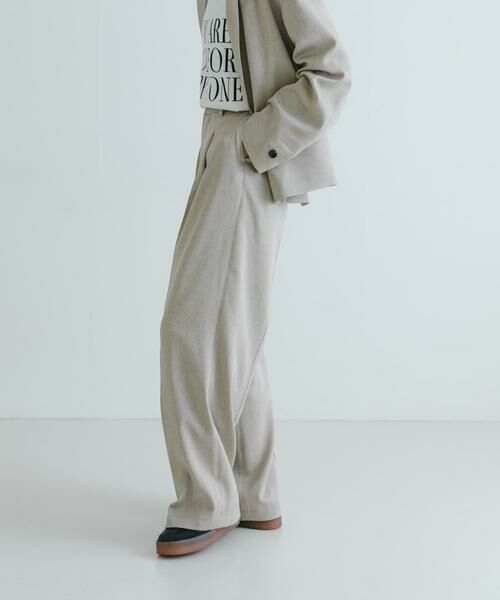 URBAN RESEARCH / アーバンリサーチ その他パンツ | 『UVカット/吸水速乾/イージーケア』『UR TECH DRYLUXE』ツイードワイドパンツ | 詳細14