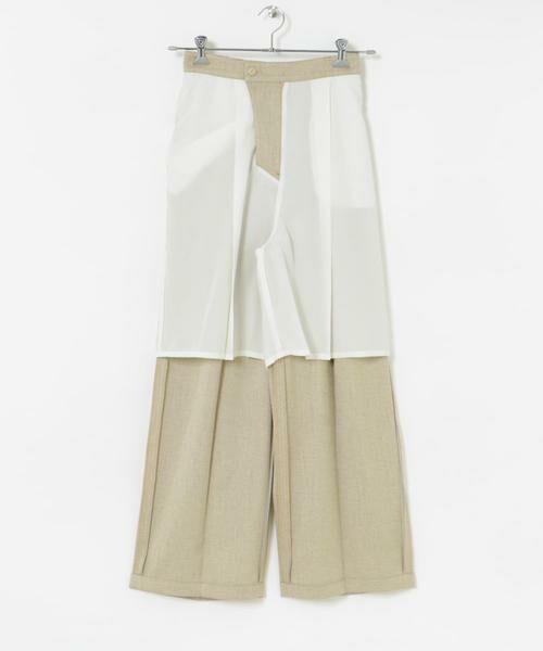 URBAN RESEARCH / アーバンリサーチ その他パンツ | 『UVカット/吸水速乾/イージーケア』『UR TECH DRYLUXE』ツイードワイドパンツ | 詳細24