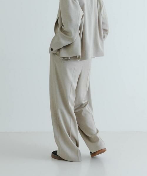 URBAN RESEARCH / アーバンリサーチ その他パンツ | 『UVカット/吸水速乾/イージーケア』『UR TECH DRYLUXE』ツイードワイドパンツ | 詳細15