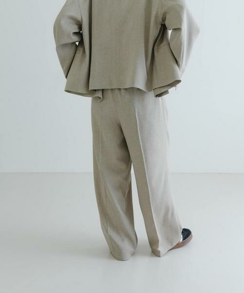 URBAN RESEARCH / アーバンリサーチ その他パンツ | 『UVカット/吸水速乾/イージーケア』『UR TECH DRYLUXE』ツイードワイドパンツ | 詳細16