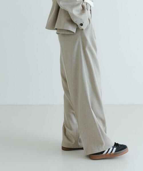 URBAN RESEARCH / アーバンリサーチ その他パンツ | 『UVカット/吸水速乾/イージーケア』『UR TECH DRYLUXE』ツイードワイドパンツ | 詳細17