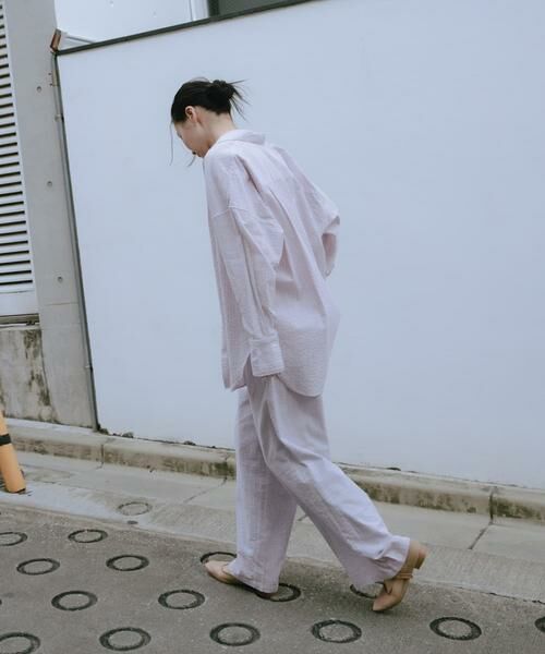 URBAN RESEARCH / アーバンリサーチ その他パンツ | new basic　インドコットンサッカーストライプパンツ | 詳細6