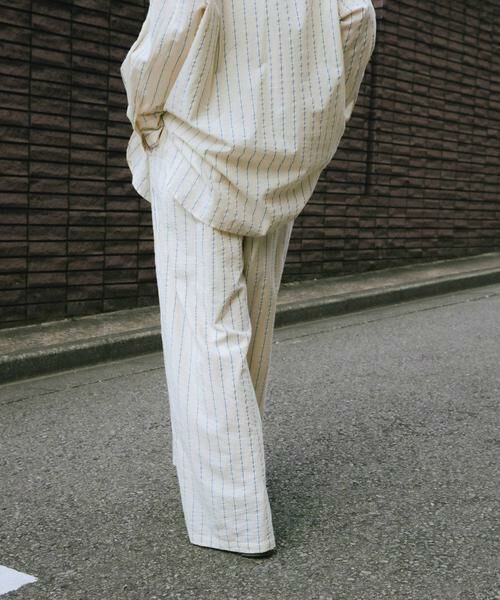 URBAN RESEARCH / アーバンリサーチ その他パンツ | new basic　インドコットンサッカーストライプパンツ | 詳細14