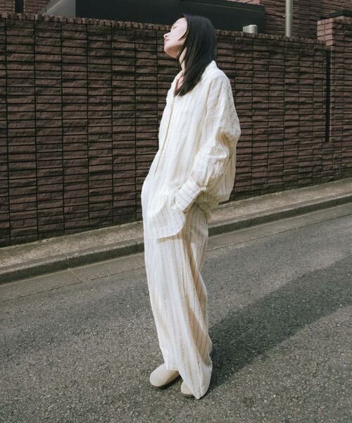 URBAN RESEARCH / アーバンリサーチ その他パンツ | new basic　インドコットンサッカーストライプパンツ | 詳細16