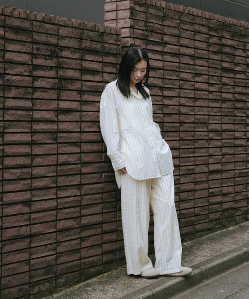 URBAN RESEARCH / アーバンリサーチ その他パンツ | new basic　インドコットンサッカーストライプパンツ | 詳細18