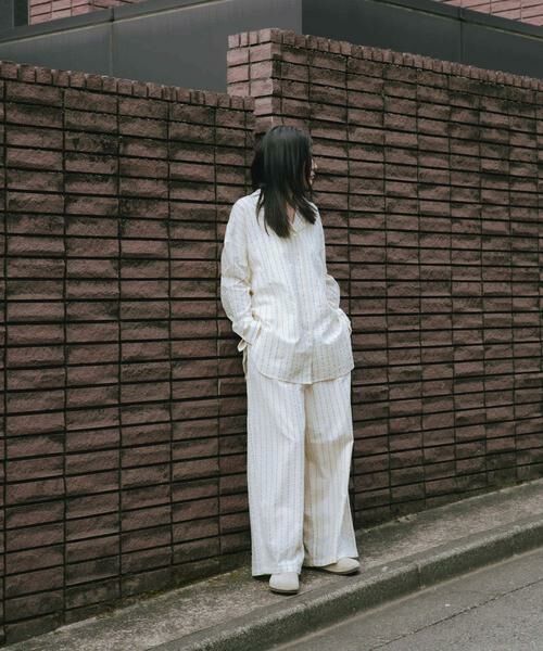 URBAN RESEARCH / アーバンリサーチ その他パンツ | new basic　インドコットンサッカーストライプパンツ | 詳細19