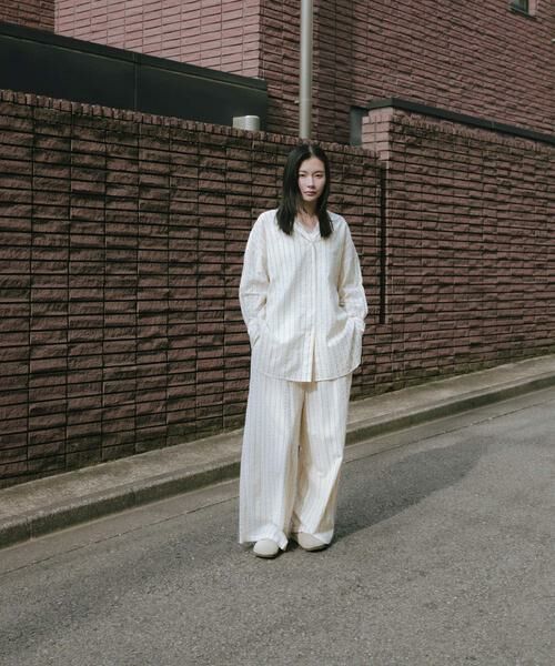 URBAN RESEARCH / アーバンリサーチ その他パンツ | new basic　インドコットンサッカーストライプパンツ | 詳細20