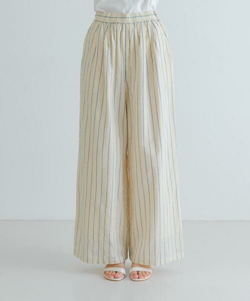 URBAN RESEARCH / アーバンリサーチ その他パンツ | new basic　インドコットンサッカーストライプパンツ | 詳細21