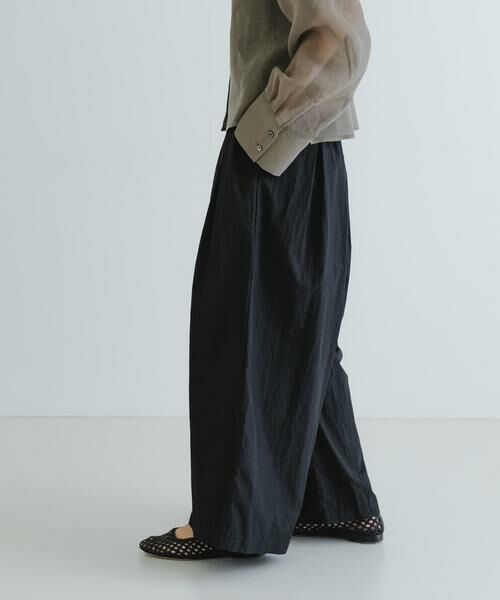 URBAN RESEARCH / アーバンリサーチ その他パンツ | 『撥水/UVカット/接触冷感/イージーケア』『UR TECH』ギャザーワイドパンツ | 詳細5