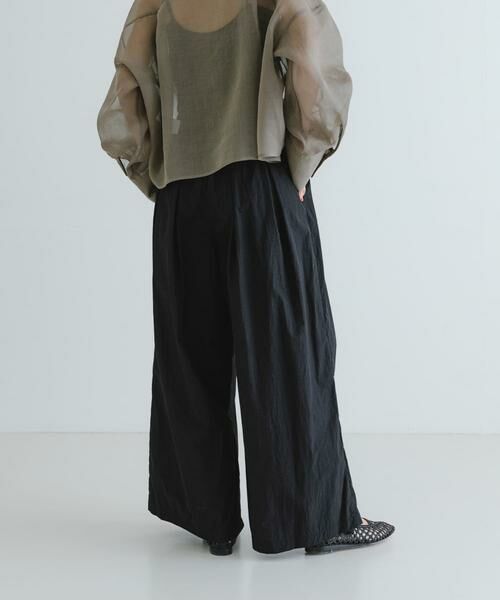 URBAN RESEARCH / アーバンリサーチ その他パンツ | 『撥水/UVカット/接触冷感/イージーケア』『UR TECH』ギャザーワイドパンツ | 詳細6