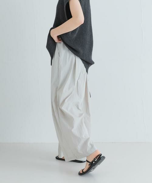 URBAN RESEARCH / アーバンリサーチ その他パンツ | 『撥水/UVカット/接触冷感/イージーケア』『UR TECH』ギャザーワイドパンツ | 詳細14