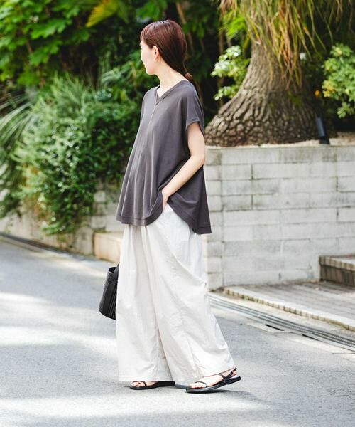 URBAN RESEARCH / アーバンリサーチ その他パンツ | 『撥水/UVカット/接触冷感/イージーケア』『UR TECH』ギャザーワイドパンツ | 詳細18