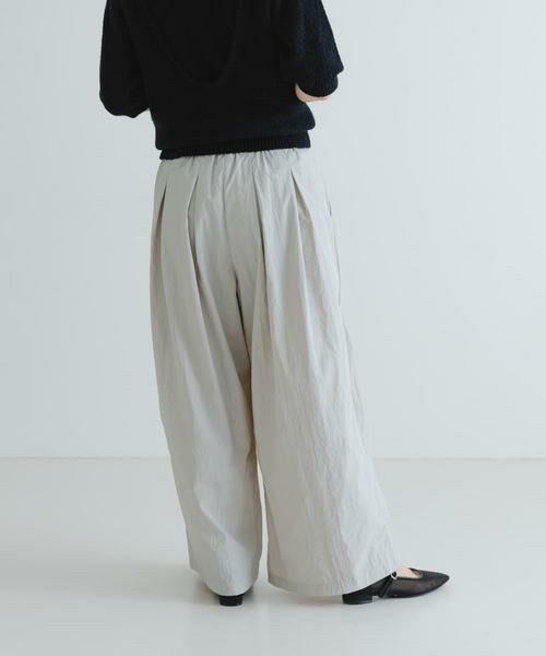 URBAN RESEARCH / アーバンリサーチ その他パンツ | 『撥水/UVカット/接触冷感/イージーケア』『UR TECH』ギャザーワイドパンツ | 詳細20