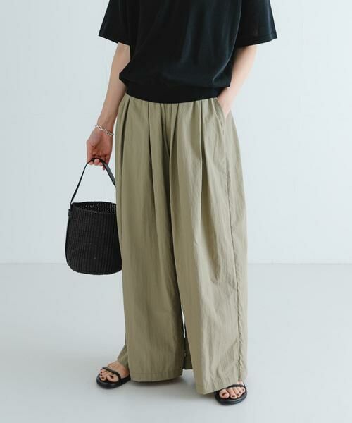 URBAN RESEARCH / アーバンリサーチ その他パンツ | 『撥水/UVカット/接触冷感/イージーケア』『UR TECH』ギャザーワイドパンツ | 詳細23