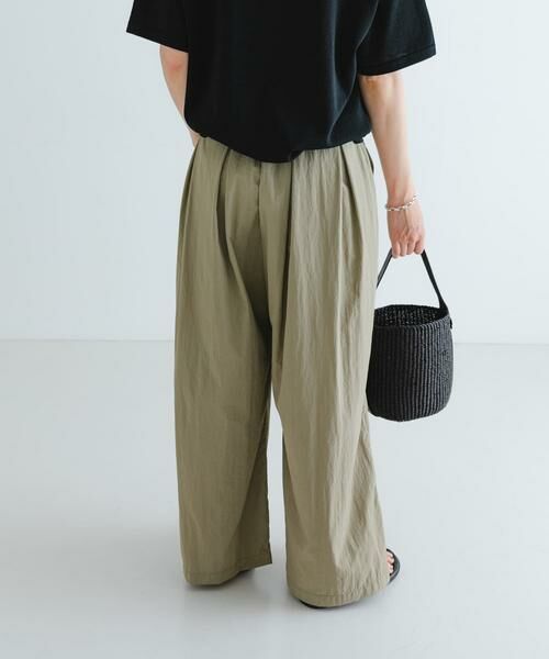 URBAN RESEARCH / アーバンリサーチ その他パンツ | 『撥水/UVカット/接触冷感/イージーケア』『UR TECH』ギャザーワイドパンツ | 詳細24