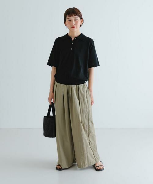 URBAN RESEARCH / アーバンリサーチ その他パンツ | 『撥水/UVカット/接触冷感/イージーケア』『UR TECH』ギャザーワイドパンツ | 詳細25