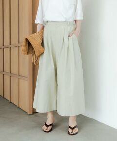 URBAN RESEARCH / アーバンリサーチ その他パンツ | 『2サイズ展開』コットンナイロンタックワイドパンツ