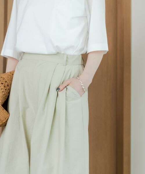 URBAN RESEARCH / アーバンリサーチ その他パンツ | 『2サイズ展開』コットンナイロンタックワイドパンツ | 詳細1