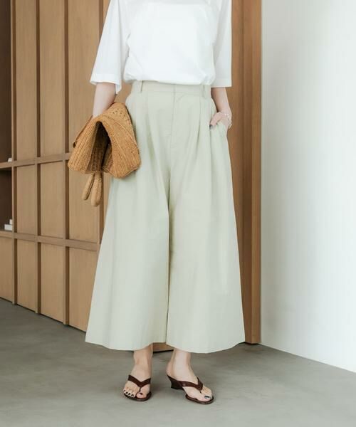 URBAN RESEARCH / アーバンリサーチ その他パンツ | 『2サイズ展開』コットンナイロンタックワイドパンツ | 詳細2