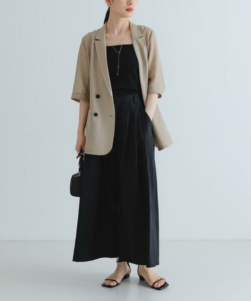 URBAN RESEARCH / アーバンリサーチ その他パンツ | 『2サイズ展開』コットンナイロンタックワイドパンツ | 詳細16