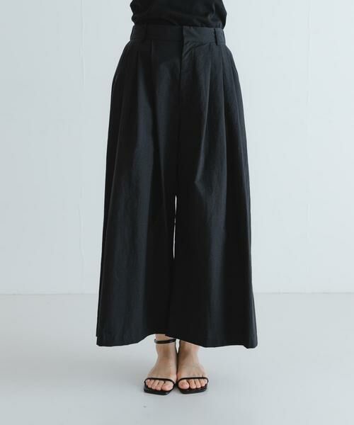 URBAN RESEARCH / アーバンリサーチ その他パンツ | 『2サイズ展開』コットンナイロンタックワイドパンツ | 詳細18