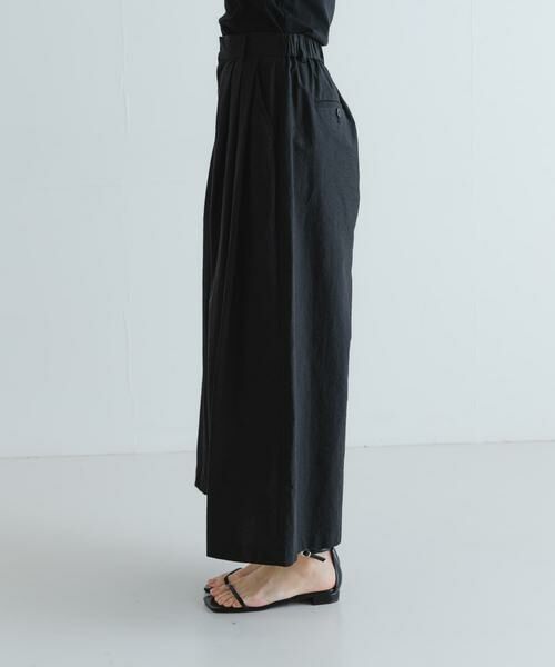 URBAN RESEARCH / アーバンリサーチ その他パンツ | 『2サイズ展開』コットンナイロンタックワイドパンツ | 詳細19