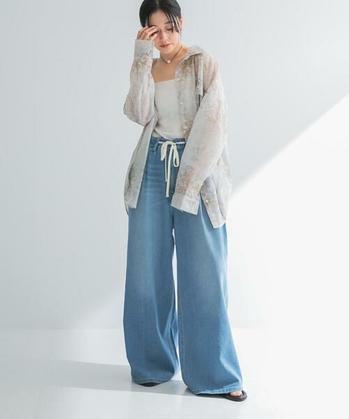 URBAN RESEARCH / アーバンリサーチ デニムパンツ | 『3サイズ展開』綿麻デニムイージーパンツ | 詳細17