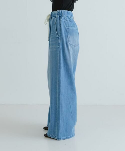 URBAN RESEARCH / アーバンリサーチ デニムパンツ | 『3サイズ展開』綿麻デニムイージーパンツ | 詳細23