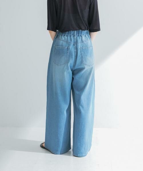 URBAN RESEARCH / アーバンリサーチ デニムパンツ | 『3サイズ展開』綿麻デニムイージーパンツ | 詳細5