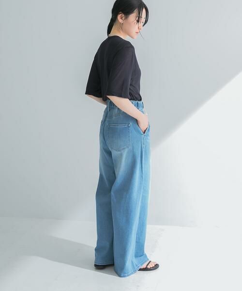 新品 URBAN RESEARCH アーバンリサーチ 麻ワイドパンツ URBAN RESEARCH｜『3サイズ展開』綿麻デニムワイドストレート
