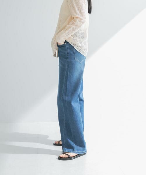 URBAN RESEARCH / アーバンリサーチ デニムパンツ | 『3サイズ展開』綿麻デニムワイドストレートパンツ | 詳細11