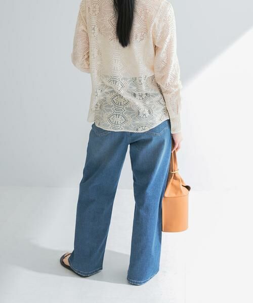 URBAN RESEARCH / アーバンリサーチ デニムパンツ | 『3サイズ展開』綿麻デニムワイドストレートパンツ | 詳細12