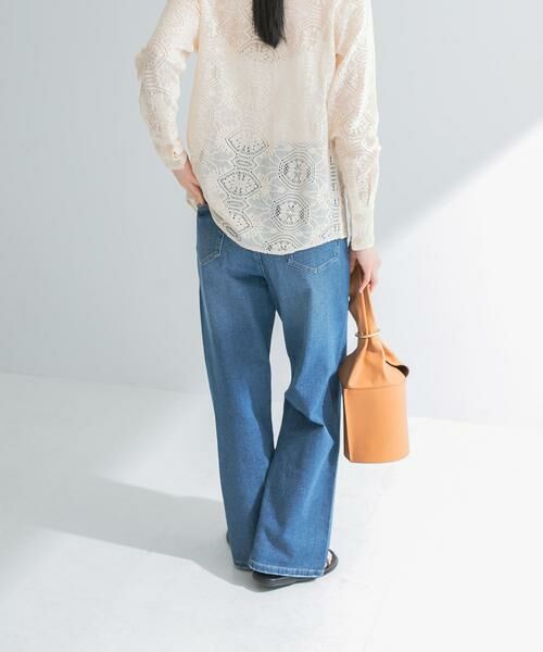 URBAN RESEARCH / アーバンリサーチ デニムパンツ | 『3サイズ展開』綿麻デニムワイドストレートパンツ | 詳細13