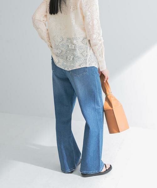 URBAN RESEARCH / アーバンリサーチ デニムパンツ | 『3サイズ展開』綿麻デニムワイドストレートパンツ | 詳細14