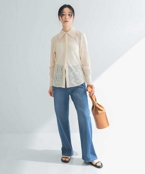 URBAN RESEARCH / アーバンリサーチ デニムパンツ | 『3サイズ展開』綿麻デニムワイドストレートパンツ | 詳細16